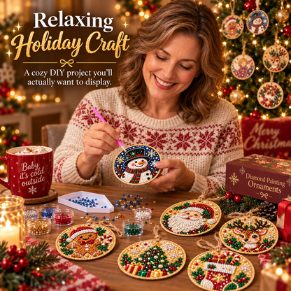 🔥Christmas Sale 50% OFF🎄 DIY Diamond Painting Ornaments Kit
