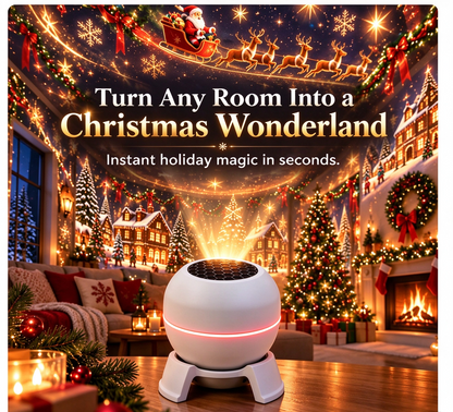 🎅 Turn Any Room Into a Christmas Wonderland – Holiday Projection Night Light