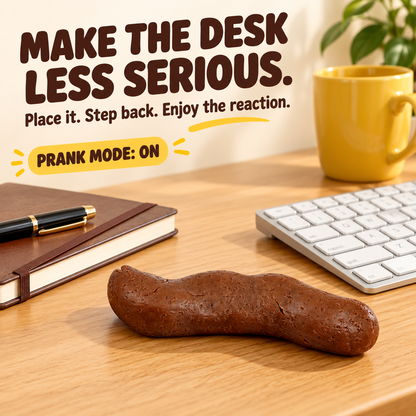 😂7 Pcs Fake Poop, Realistic Prank Poop