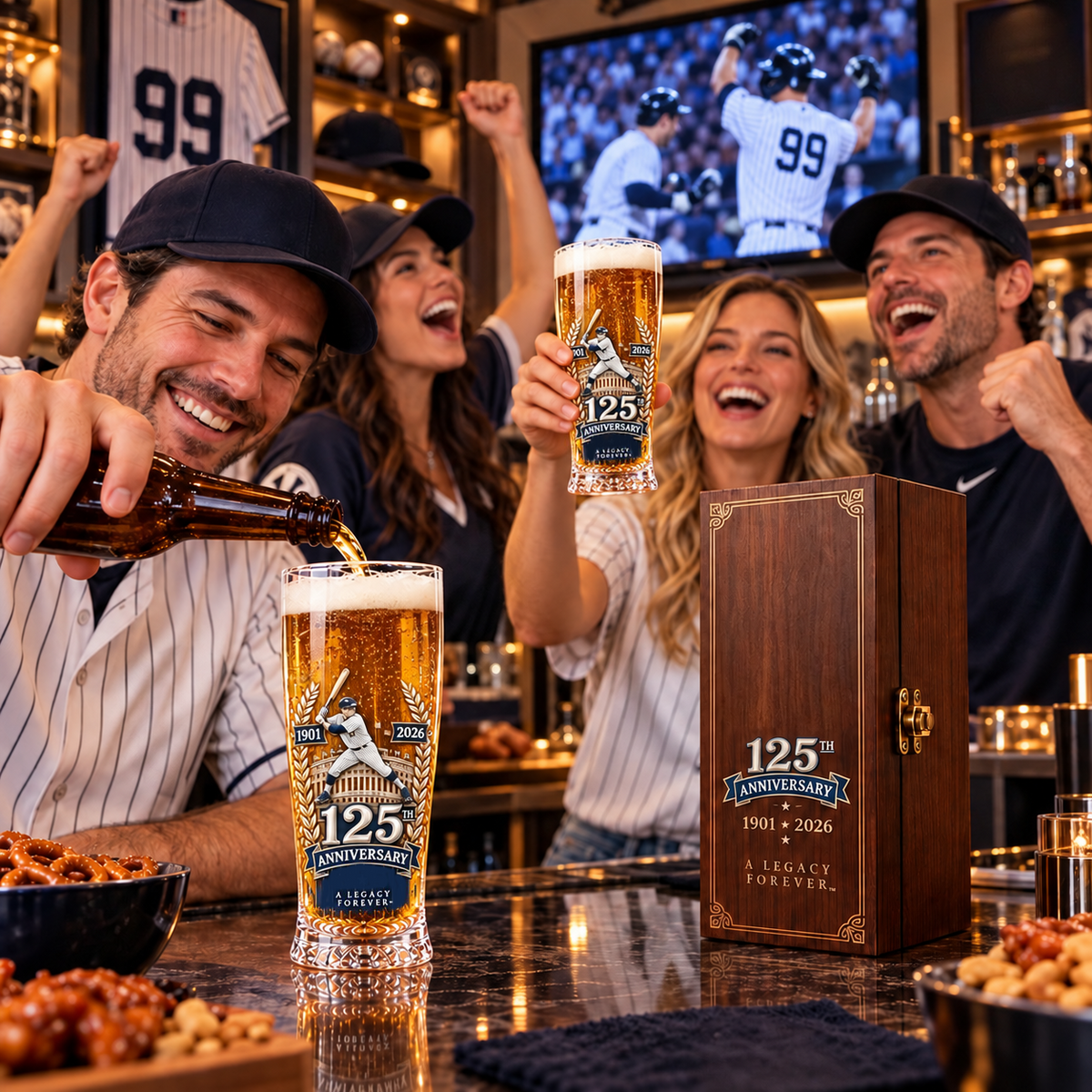 🍺 Let’s Go Tribe! 125th Anniversary Commemorative Pint Glass
