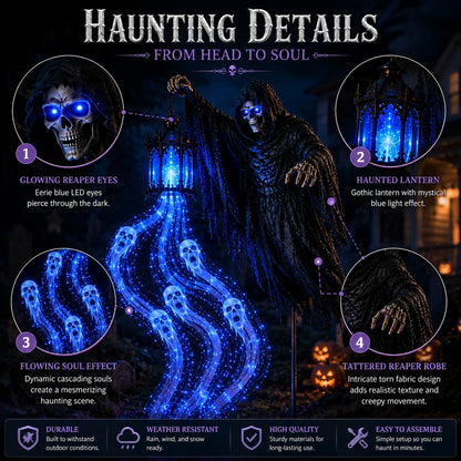 🔥70% OFF TODAY 🎁💀 Halloween Haunted Yard Lights – Solar Spirit Character Collection👻