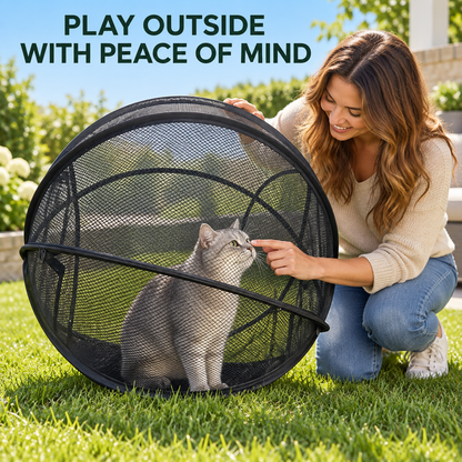 🐱 Pop-Up Cat Playpen 🌿 Fresh Air, Safe Space, Happy Cat