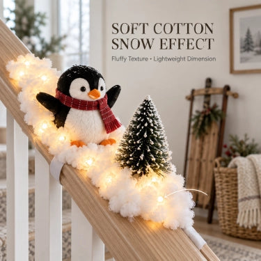❄️Christmas Penguin Staircase Decor for a Cozy Holiday Home