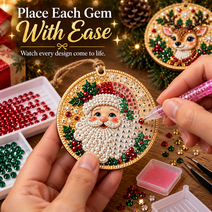 🔥Christmas Sale 50% OFF🎄 DIY Diamond Painting Ornaments Kit