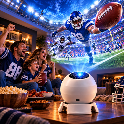 ✨🏈Football Game Day Projector for an Immersive Stadium Experience
