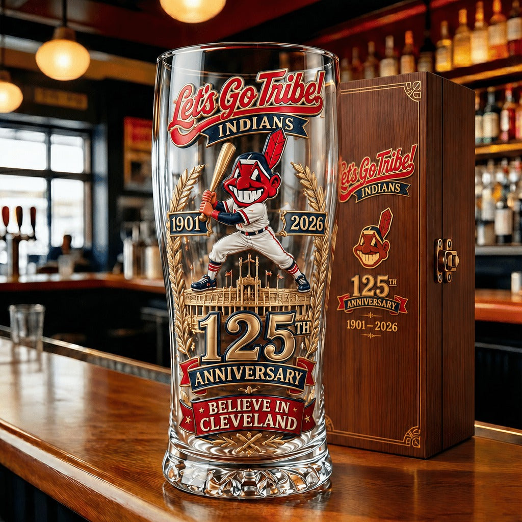 🏆 Let’s Go Tribe! 125th Anniversary Commemorative Pint Glass