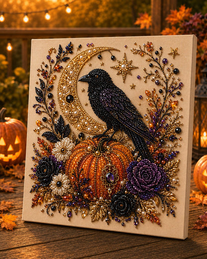 💥LAST DAY  50% OFF👻✨ Halloween Pearl Art DIY Kit – Turn Tiny Pearls into Spooky-Cute Magic