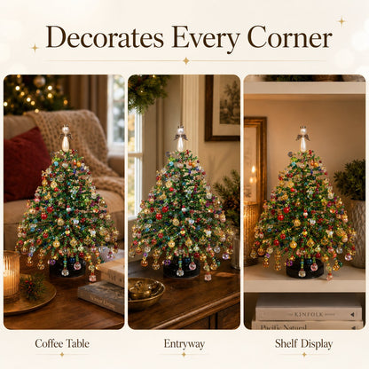🎄✨ DIY Beaded Christmas Tree Kit – Create Your Own Holiday Decor