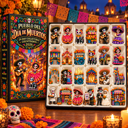 💀 Día de Muertos 2026 – 24-Day Collectible Calendar