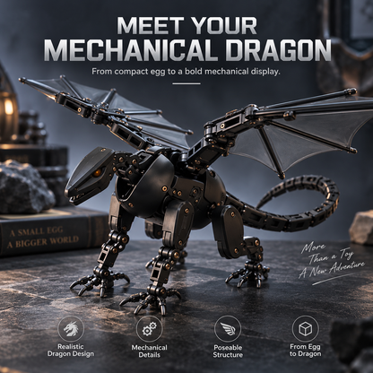 🥚🐉DragonMorph – Egg to Dragon Transforming Mechanical Toy