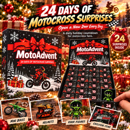 🏍️ Motocross Advent Calendar 🎄 24 Days of Dirt Bike Surprises!