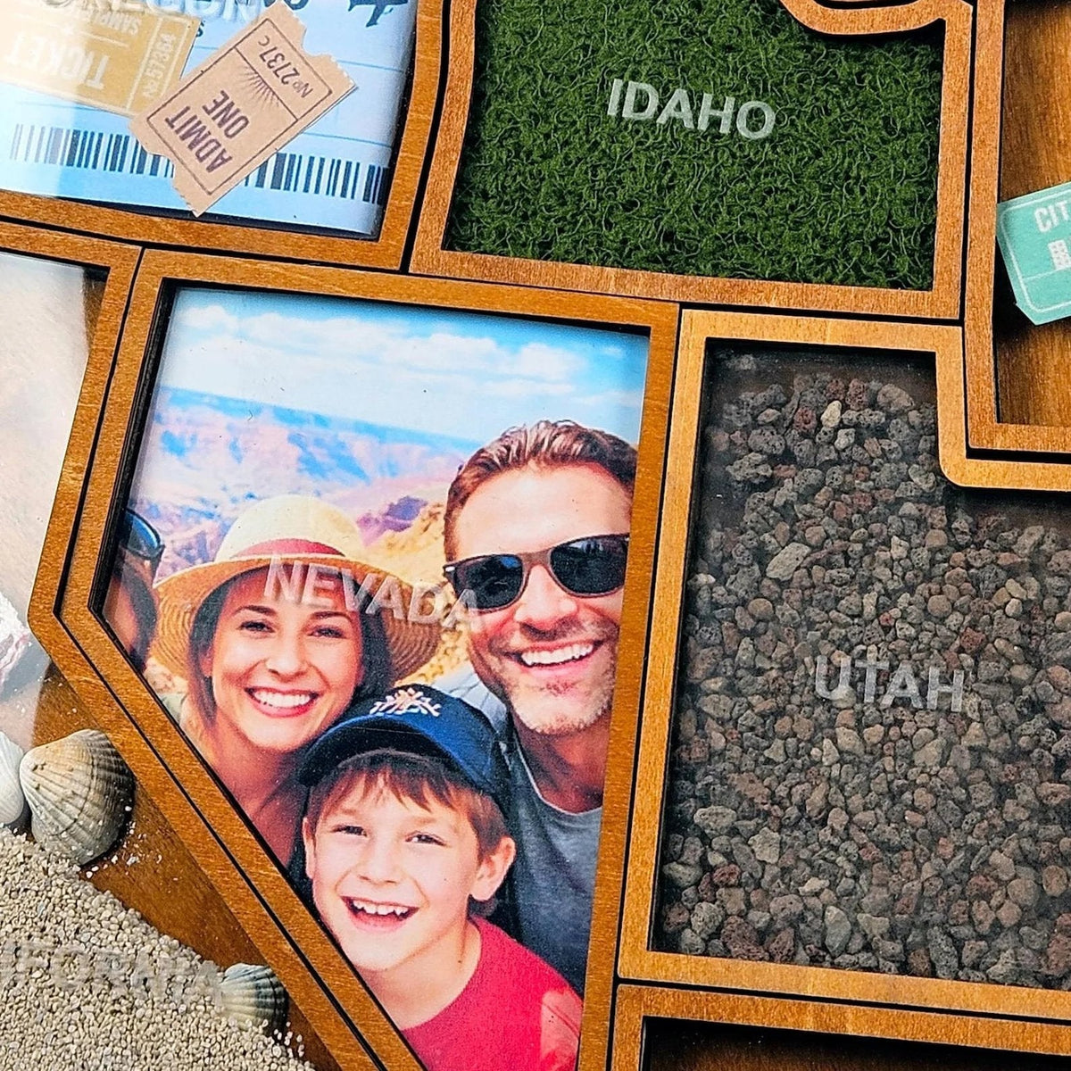🗺️ Personalized USA Travel Memory Map ✨ Collect Memories, One State at a Time