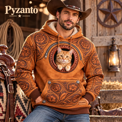 ✨50% OFF TODAY🤠 Western Cowboy Pet Carrier Jumpsuit – Keep Your Pet Close & Cozy