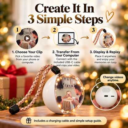 ❤️ Memory Orb ✨ Turn Your Favorite Videos Into a Gift They'll Treasure