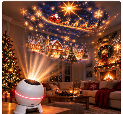 🎅 Turn Any Room Into a Christmas Wonderland – Holiday Projection Night Light