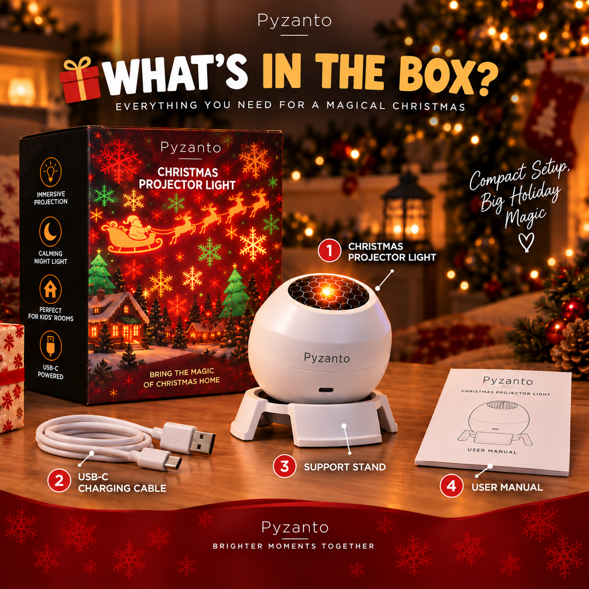 🎄 Magical Christmas Lights ✨ Light Up the Holiday Magic