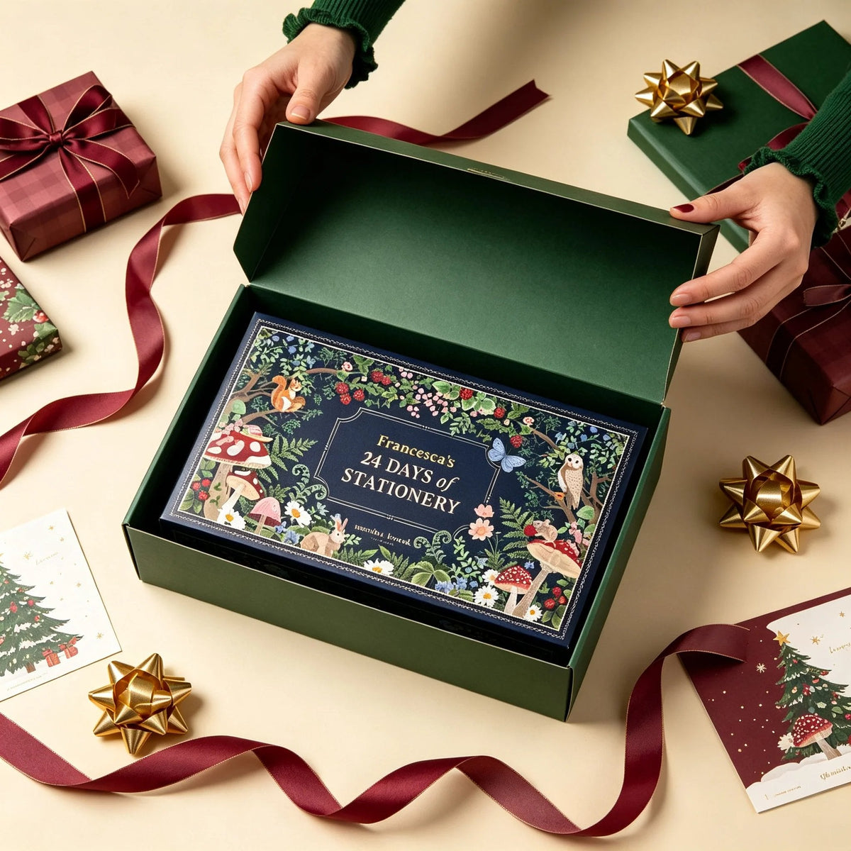 Adventskalender 2026 – Weihnachtsgeschenkset mit Schreibwaren