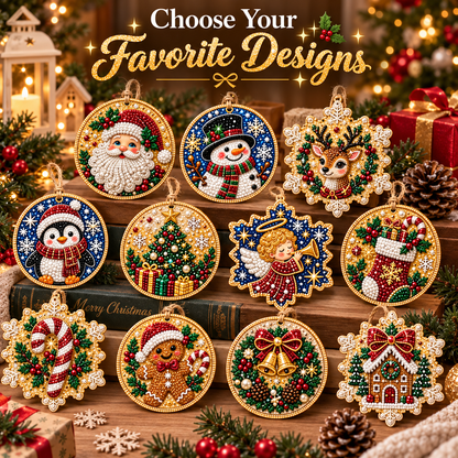 🔥Christmas Sale 50% OFF🎄 DIY Diamond Painting Ornaments Kit