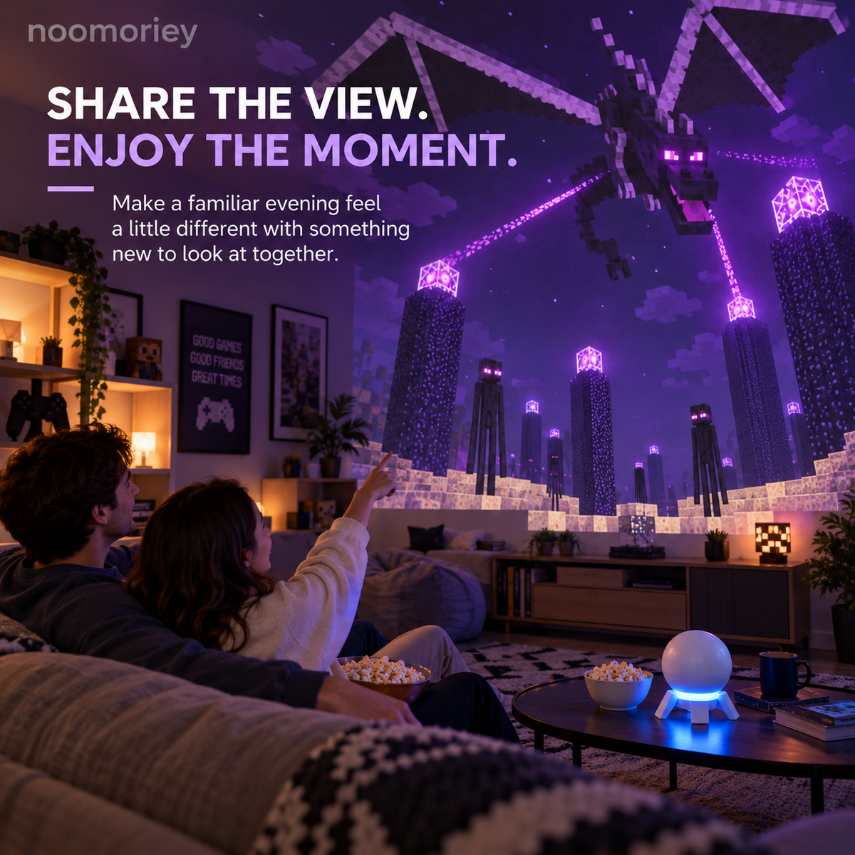 🔥HOT SALE 50% OFF🎮 Pixel Fantasy Scene Projector – Ambient Decor for Gaming Rooms