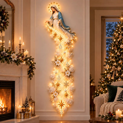 ✨ Christmas Blessing Cloud Trail Wall Light Collection – Jesus, Mary & 6 Signature Designs