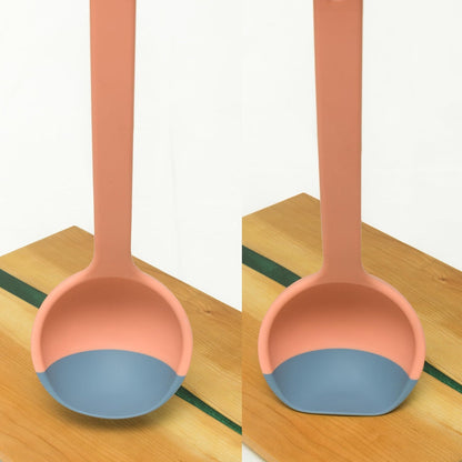 🥄 Flexible Silicone Spatula Ladle – Scoop, Stir & Scrape with Ease