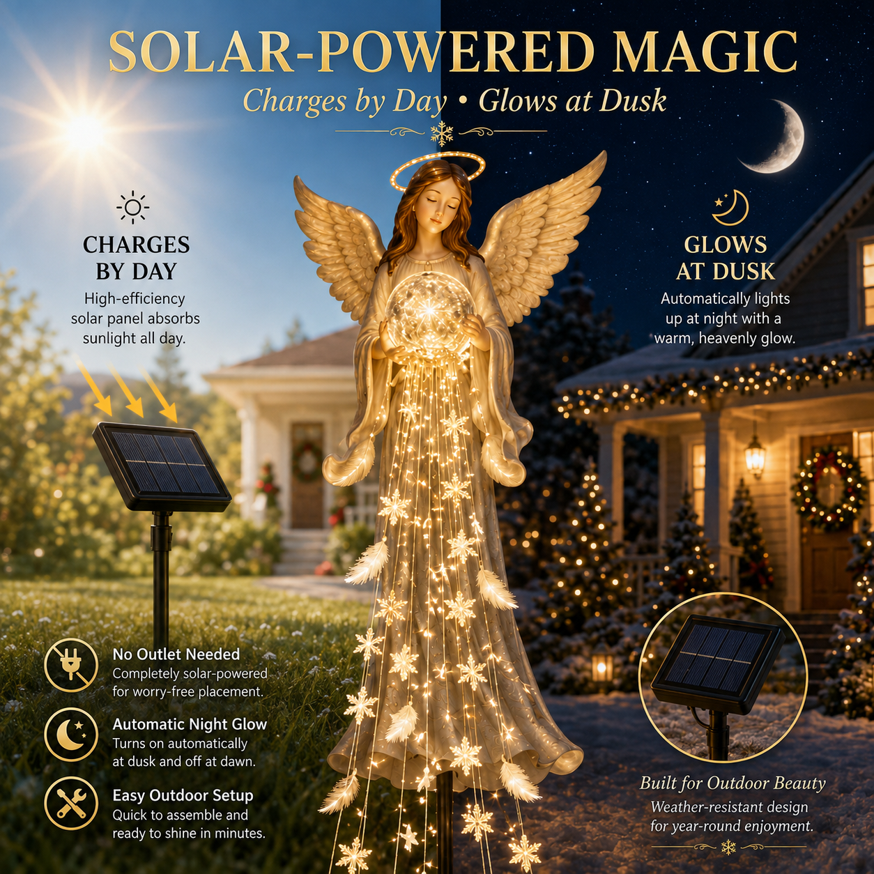 ✨ Solar Angel Remembrance Garden Light👼