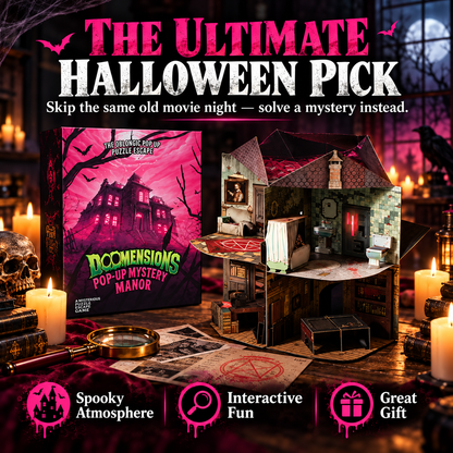 🕵️ 50% OFF Mystery Manor 3D Pop-Up Game – Solve the Murder, Uncover the Truth