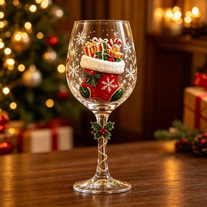 🔥Christmas Wine Glass Collection Gift Box Set