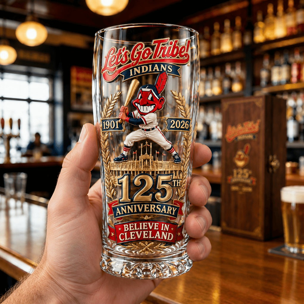 🏆 Let’s Go Tribe! 125th Anniversary Commemorative Pint Glass
