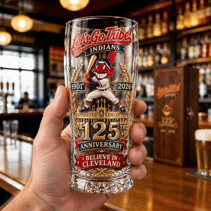 🏆 Let’s Go Tribe! 125th Anniversary Commemorative Pint Glass