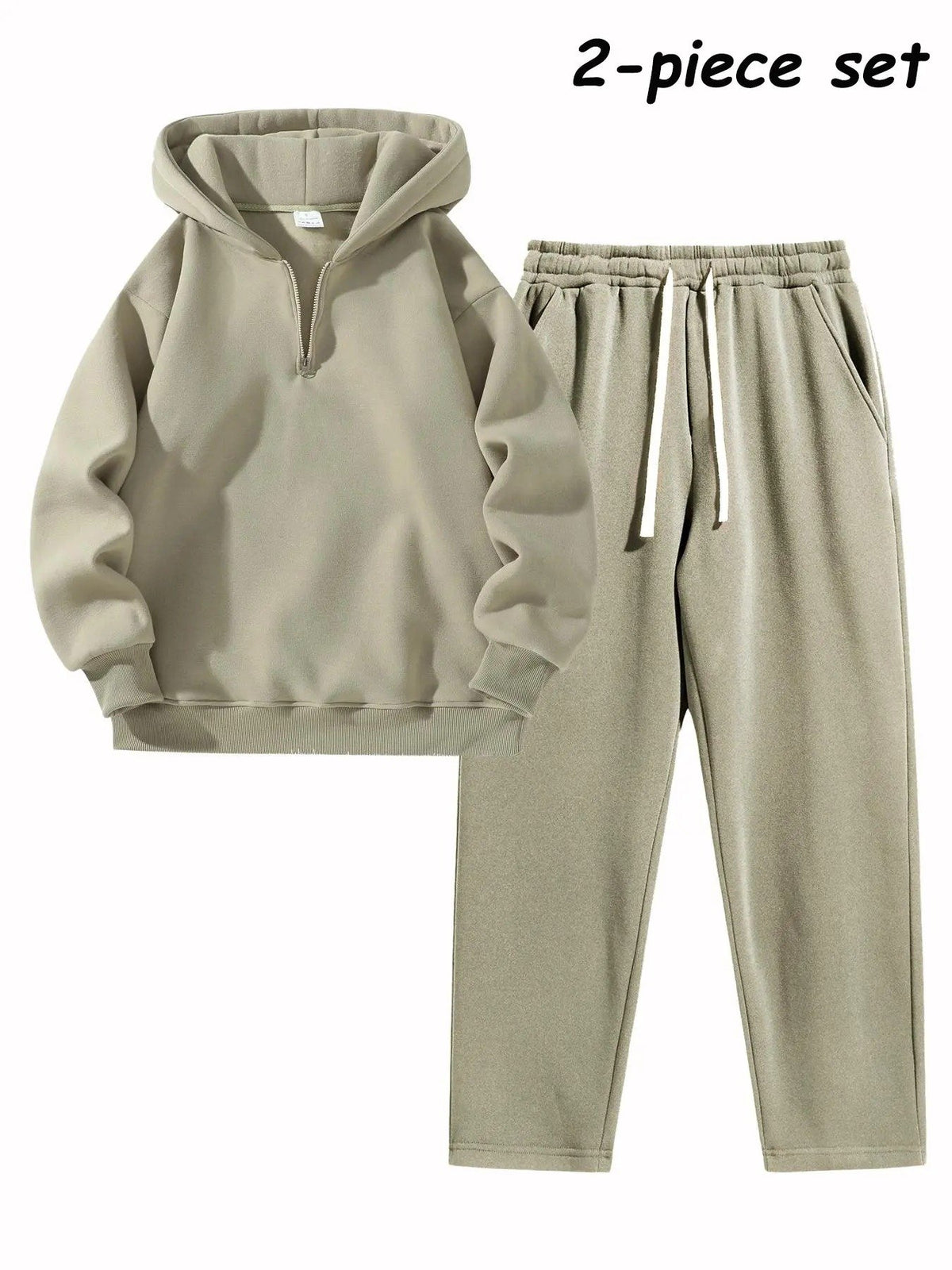 ⚡Hot Sales 50% OFF🔥Men's Plain Two-piece Casual Sporty Sweatsuit Set