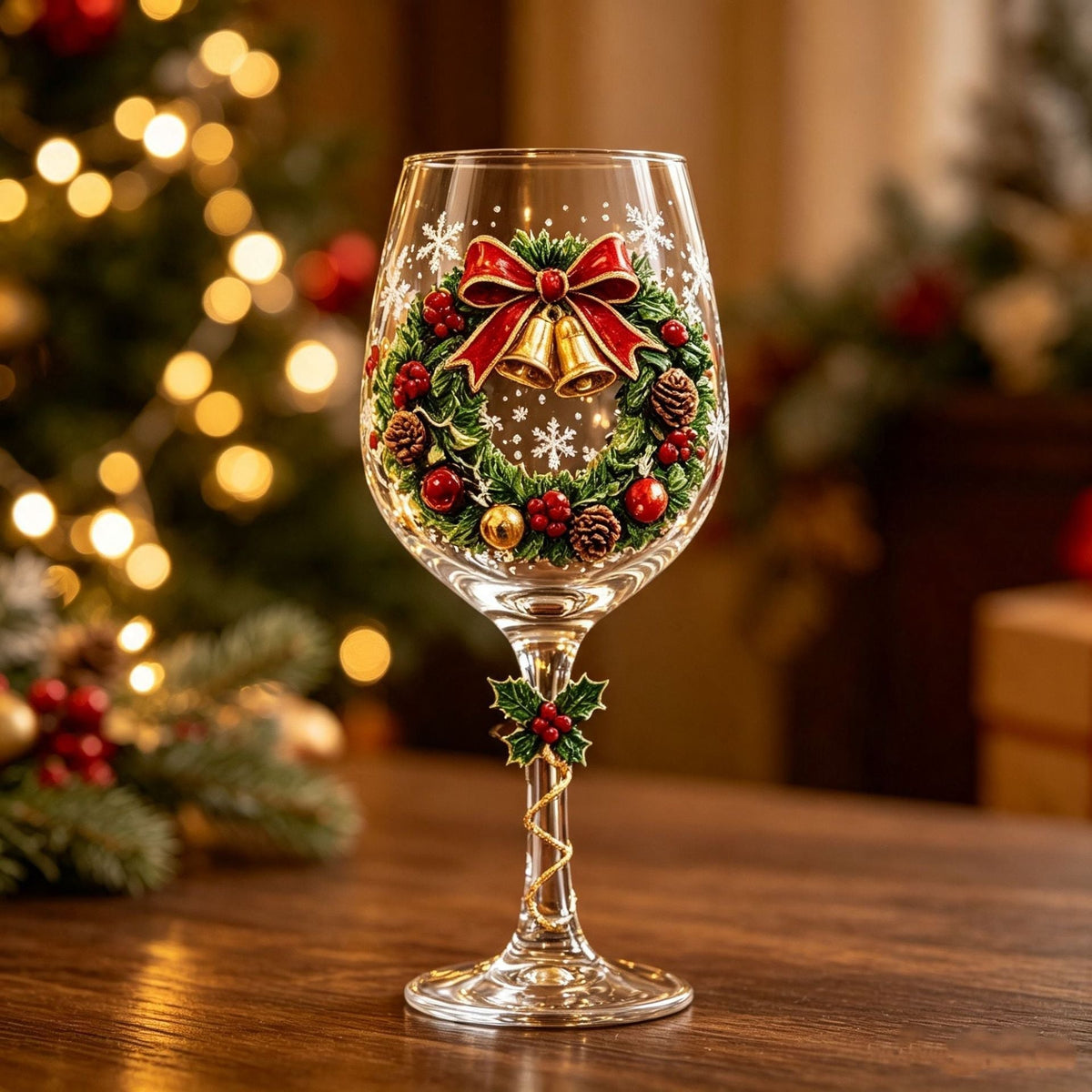 🔥Christmas Wine Glass Collection Gift Box Set