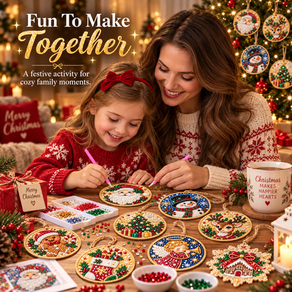🔥Christmas Sale 50% OFF🎄 DIY Diamond Painting Ornaments Kit