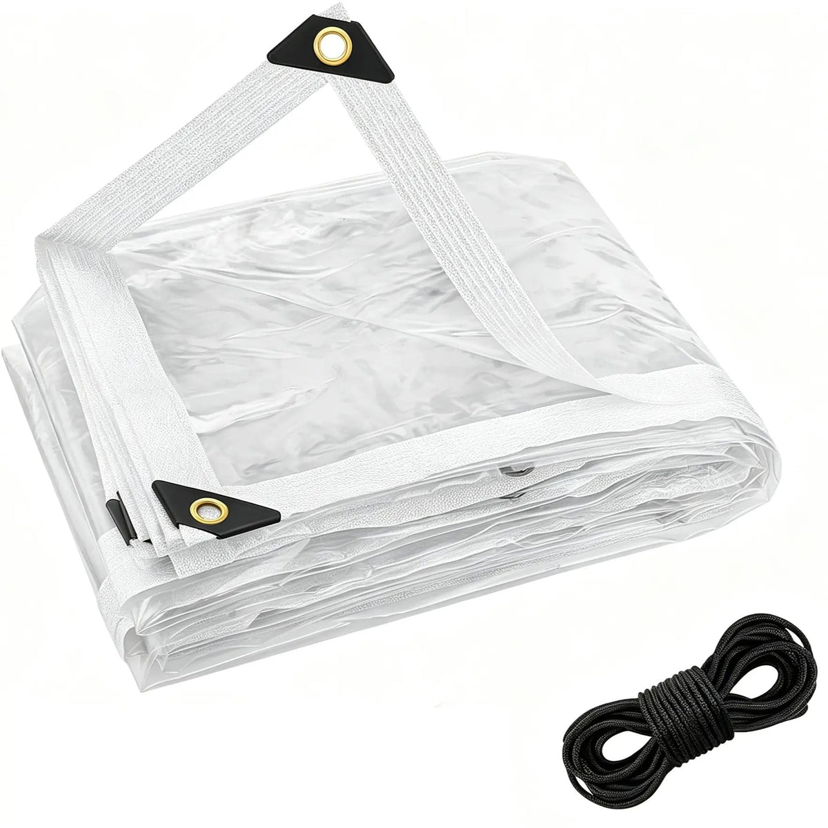 🔥LAST DAY 50% OFF - 🌧️ RainShield Pro™ Transparent Waterproof Tarp – Heavy-Duty Outdoor Cover with Secure Grommets