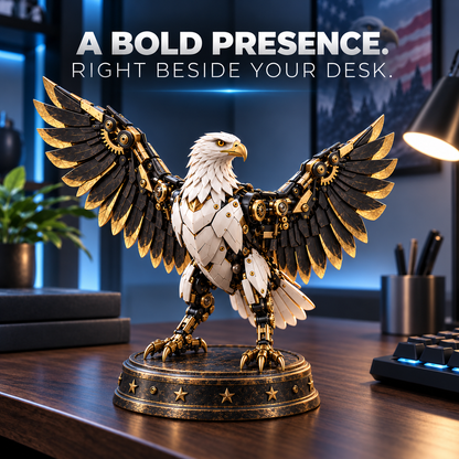 🥚🦅 Egg To Bald Eagle – 2-in-1 Transforming Mechanical Figure