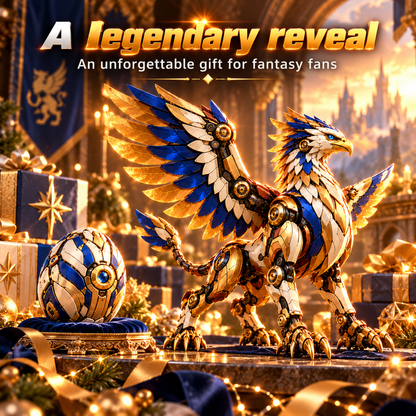 🦅 2-in-1 Transforming Mechanical Griffin Egg – Winged Fantasy Figure