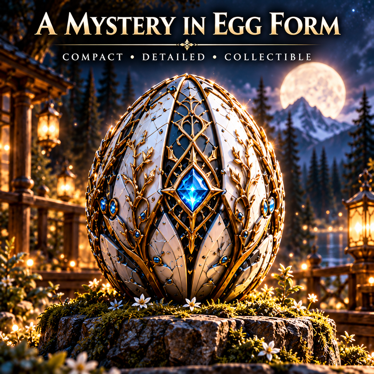 🥚🐺 2-in-1 Transforming Mechanical Wolf Egg – Forest Guardian Figure