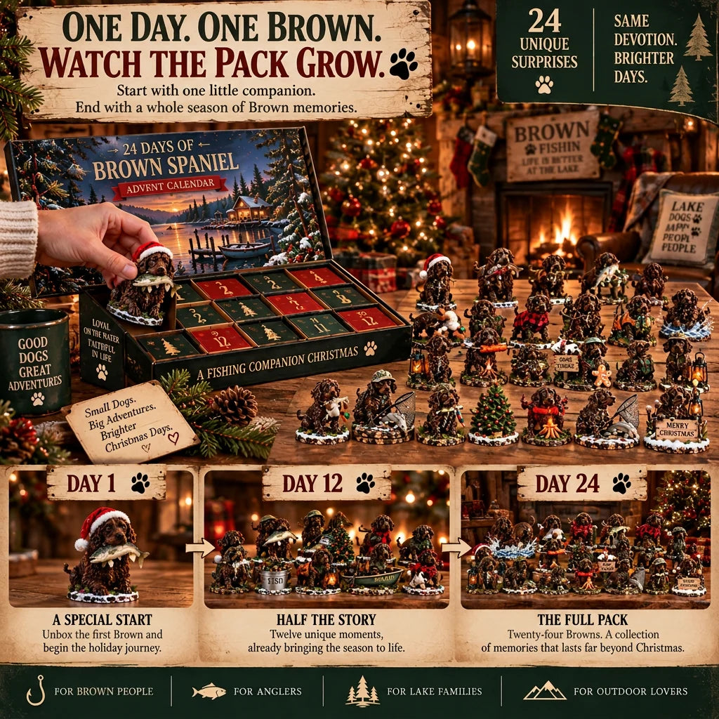 🎣🐾24 Days of Brown Spaniel Life – A Fishing Companion Christmas Collection