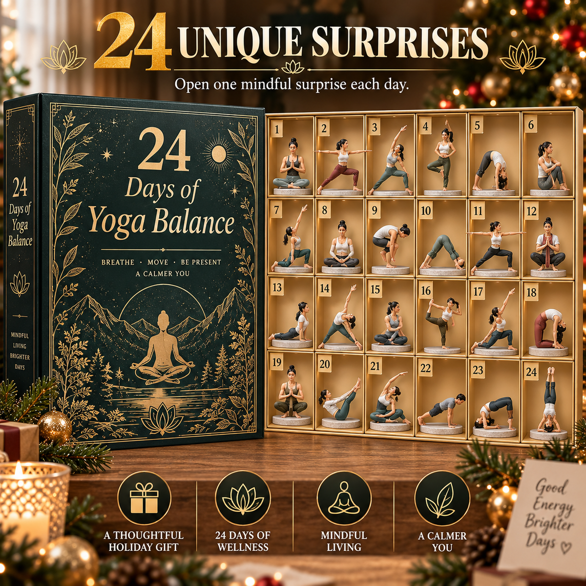 🧘2026 Yoga Balance – 24 Days of Mindful Christmas