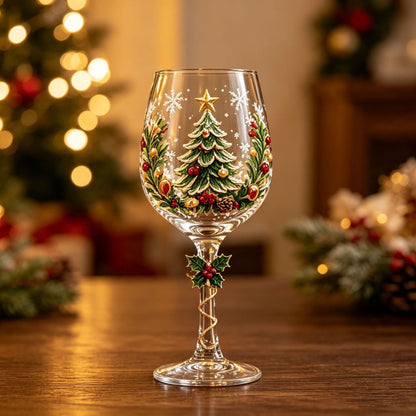 🔥Christmas Wine Glass Collection Gift Box Set