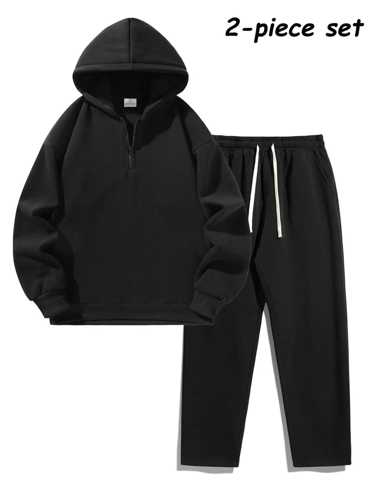 ⚡Hot Sales 50% OFF🔥Men's Plain Two-piece Casual Sporty Sweatsuit Set