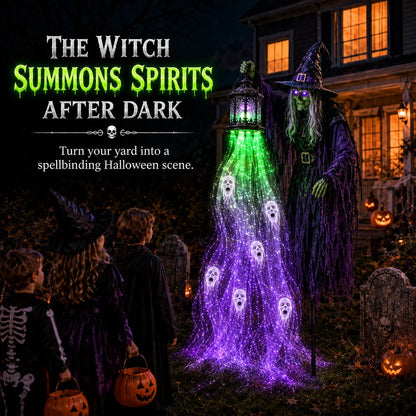 🔥70% OFF TODAY 🎁💀 Halloween Haunted Yard Lights – Solar Spirit Character Collection👻
