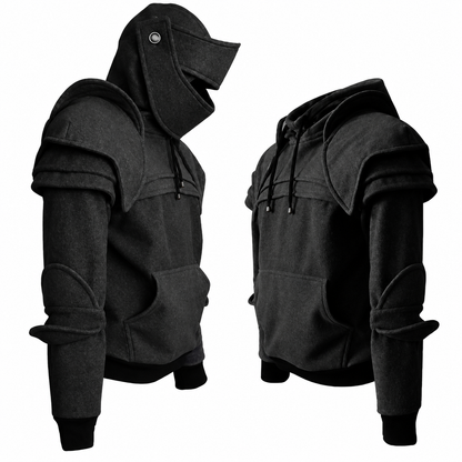 ⚔️ Become the Knight™ – Armor-Inspired Hoodie for Everyday Style