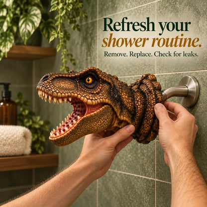 Prehistoric Splash – T-Rex Shower Head