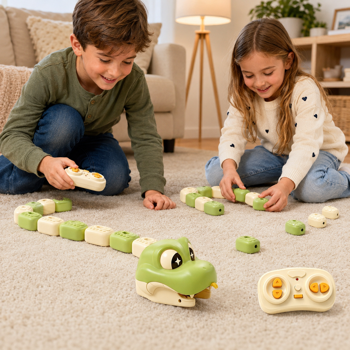 💥 HOT SALE 49% OFF🎮 Remote Control Snake Racing Toy🐍