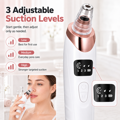 ✨ Electric Pore Vacuum Cleaner – 5 Tips & 3 Suction Levels
