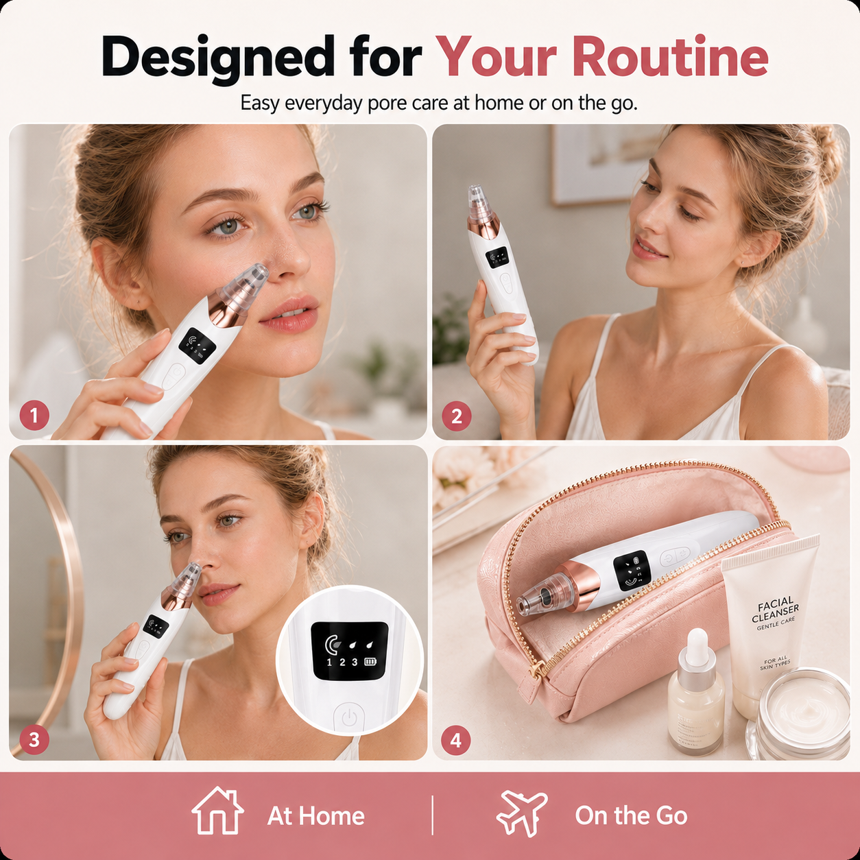 ✨ Electric Pore Vacuum Cleaner – 5 Tips & 3 Suction Levels