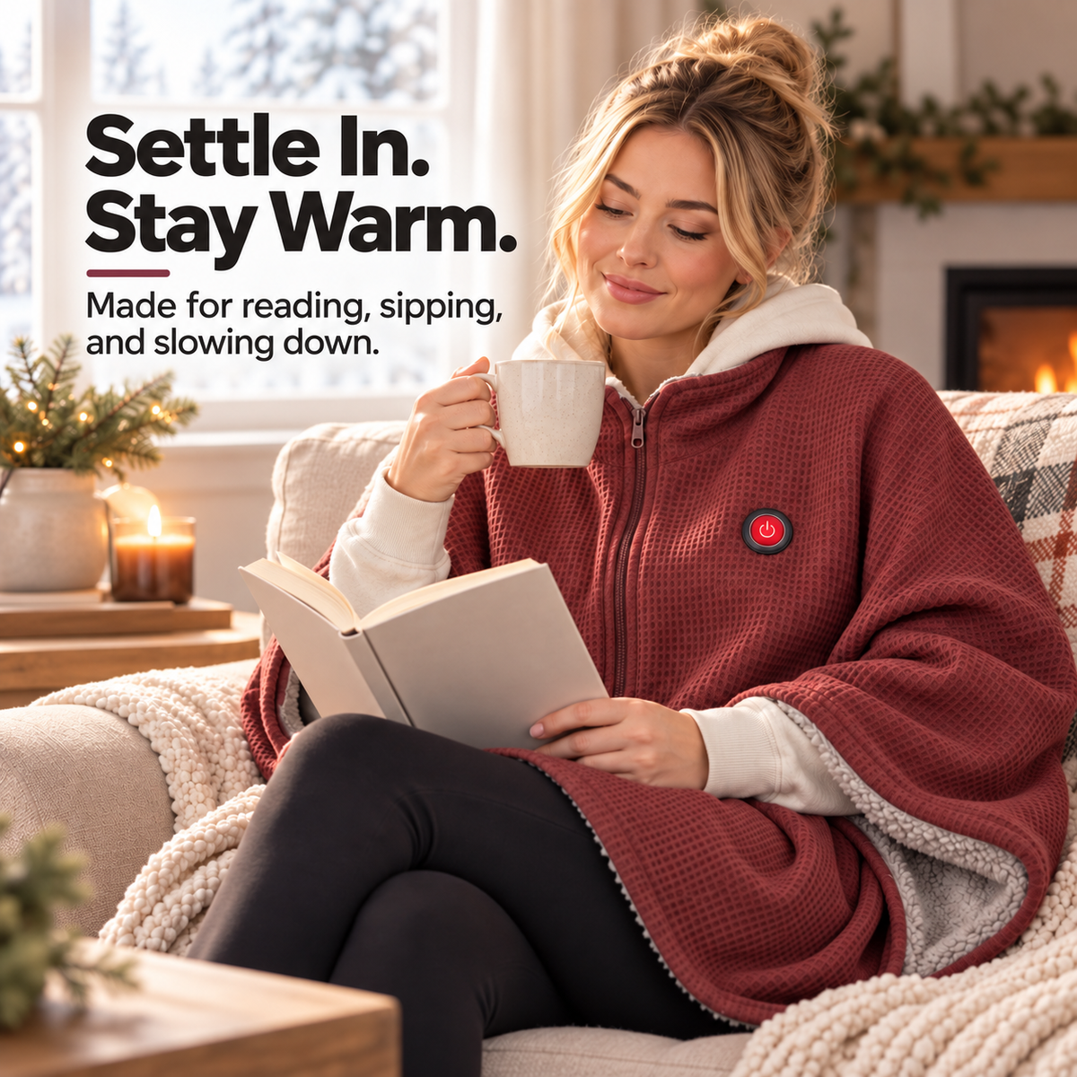 ❄️Wearable Heated Blanket – Cozy Hands-Free Warmth