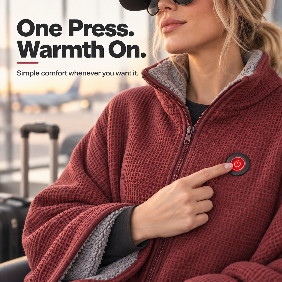 ❄️Wearable Heated Blanket – Cozy Hands-Free Warmth