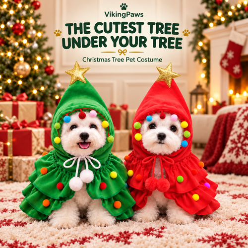 🎄 Turn Your Pet Into a Christmas Tree! 🐶🐱✨